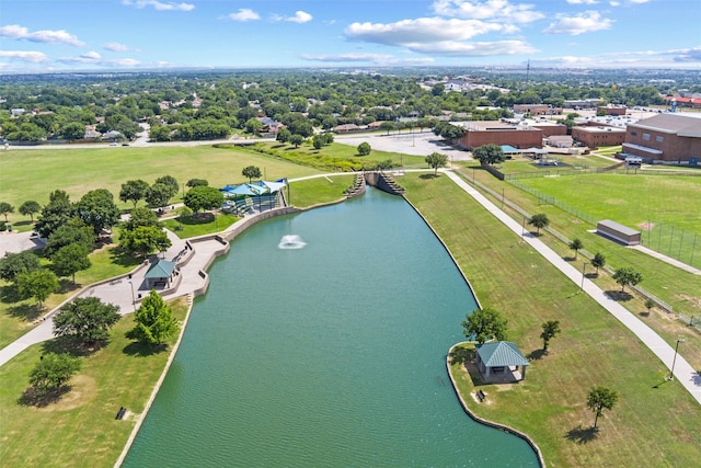 7436 Bennington Dr, Watauga, TX 76148 - bird's eye view of a large body of water and a tree filled landscape