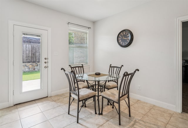3814 Bastrop St, Melissa, TX 75454 - dining room with light tile patterned floors