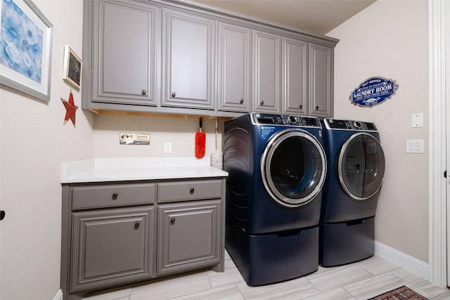 2604 Gavin Dr, Mansfield, TX 76063 - laundry area featuring cabinet space and washing machine and clothes dryer