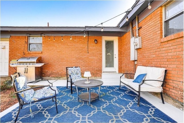 1037 Cavender Dr, Hurst, TX 76053 - view of patio with a grill
