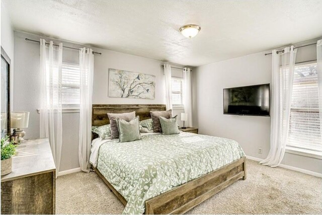 1037 Cavender Dr, Hurst, TX 76053 - bedroom with light carpet and baseboards