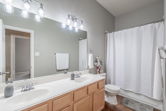 134 Fox Hollow Blvd, Forney, TX 75126 - full bathroom with double vanity and shower / bath combo