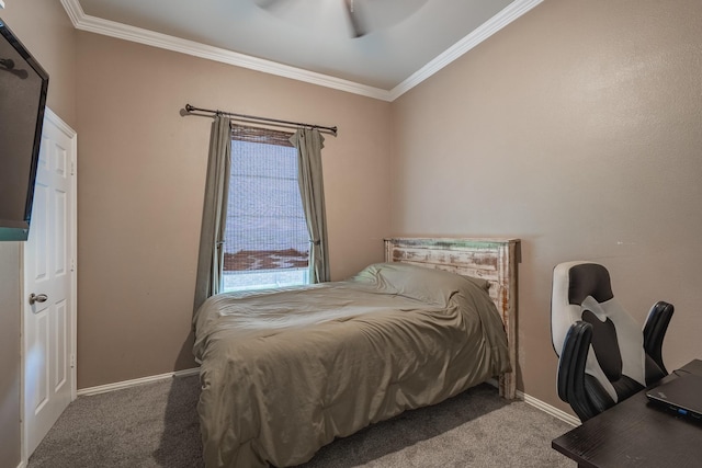 134 Fox Hollow Blvd, Forney, TX 75126 - bedroom with carpet floors and ornamental molding