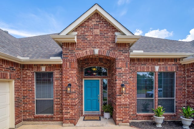 134 Fox Hollow Blvd, Forney, TX 75126 - entrance to property with brick siding and roof with shingles