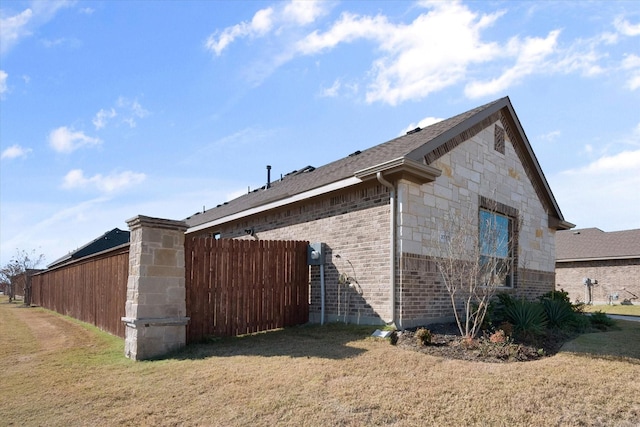 3703 Twin Pines Dr, Grand Prairie, TX 76065 - view of property exterior with brick siding and stone siding