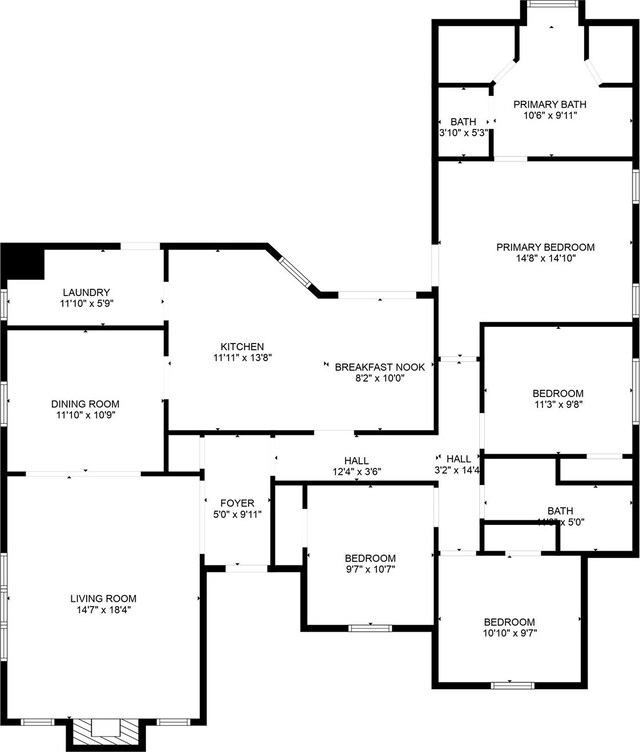 3505 Scott Dr, Rowlett, TX 75088 - view of room layout