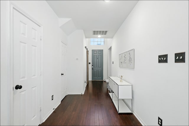 1604 Tree Line Rd, Flower Mound, TX 75028 - hall with baseboards and dark wood finished floors