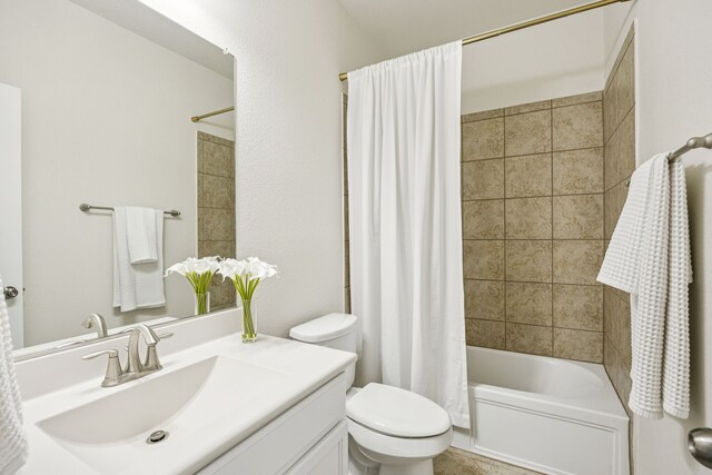 1012 Rising Moon Dr, Fort Worth, TX 76052 - full bathroom with vanity and shower / bath combination with curtain