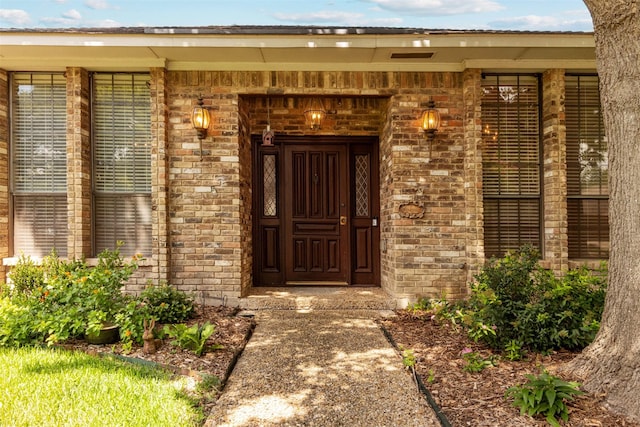 10009 Apple Creek Dr, Dallas, TX 75243 - property entrance featuring brick siding