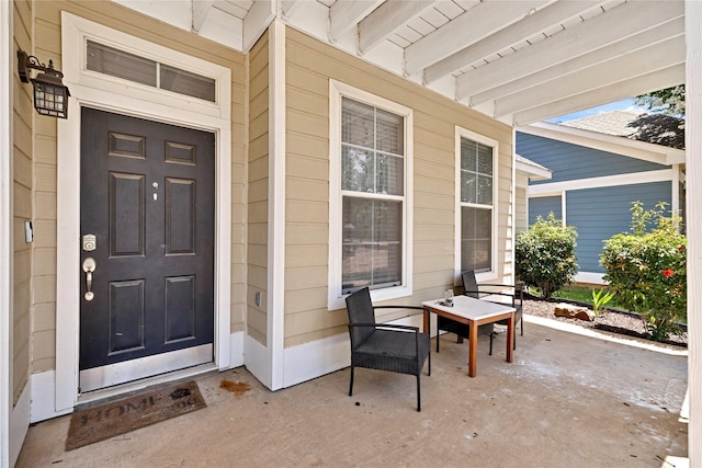 10027 Hanover Dr, Providence Village, TX 76227 - entrance to property with a porch
