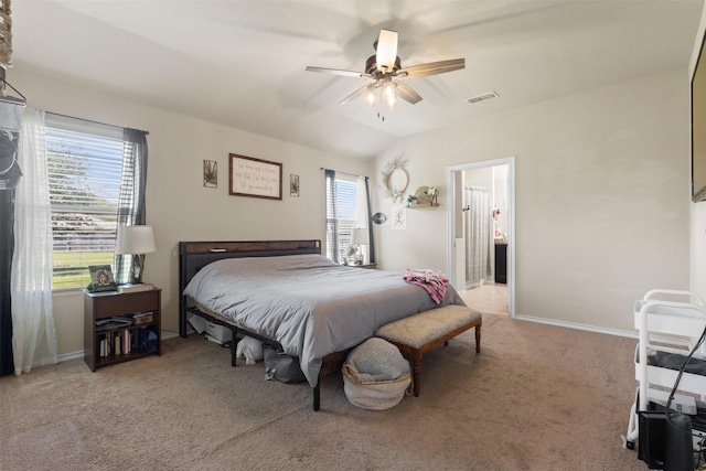 628 Cameron Way, Azle, TX 76020 - living area featuring light tile patterned floors, ceiling fan, arched walkways, and light carpet