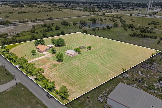 7655 Veal Station Rd, Azle, TX 76020 - view of rural area with property parcel outlined