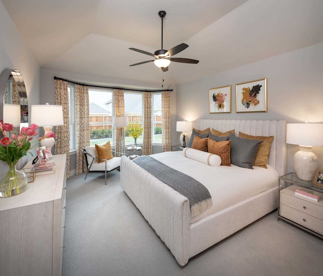 1921 Calumet Dr, Aubrey, TX 76227 - bedroom featuring light carpet and ceiling fan