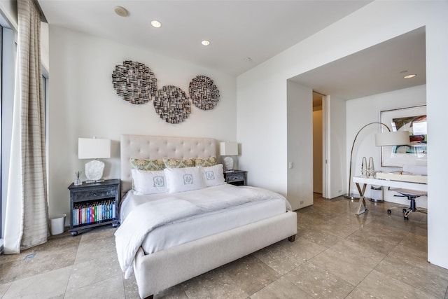 1717 Arts Plz Unit 1808, Dallas, TX 75201 - bedroom featuring recessed lighting