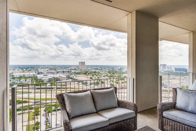 1717 Arts Plz Unit 1808, Dallas, TX 75201 - balcony featuring a view of city