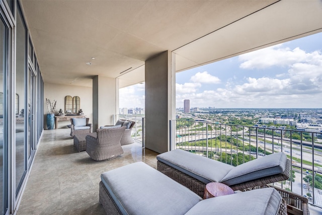 1717 Arts Plz Unit 1808, Dallas, TX 75201 - balcony featuring a view of city