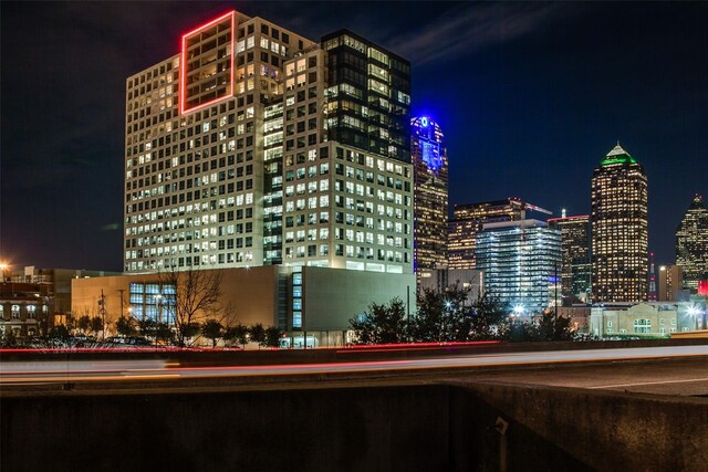 1717 Arts Plz Unit 1808, Dallas, TX 75201 - property at night with a view of city lights