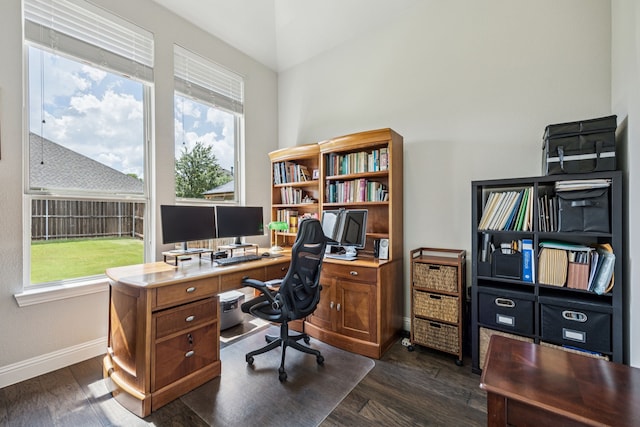 12229 Prudence Dr, Fort Worth, TX 76052 - office space featuring healthy amount of natural light and dark wood finished floors