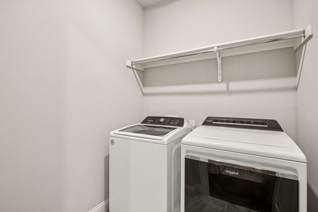12229 Prudence Dr, Fort Worth, TX 76052 - laundry area with independent washer and dryer