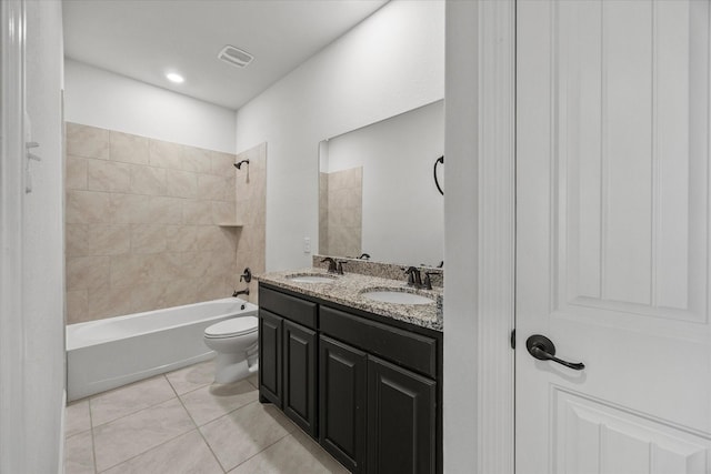 3204 Wimberley Ln, Rockwall, TX 75032 - full bath featuring double vanity, tile patterned floors, and  shower combination