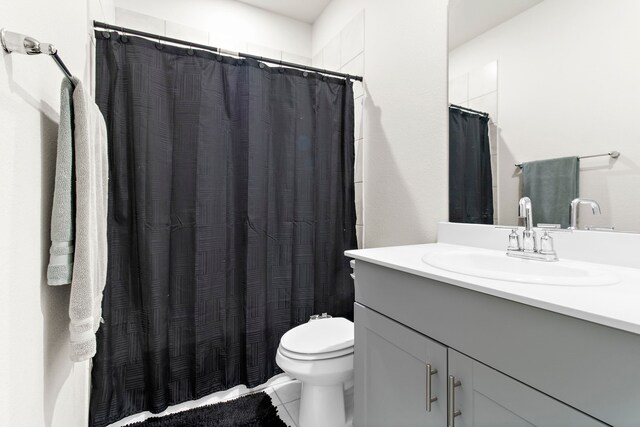 1211 Sweetleaf St, Melissa, TX 75454 - full bathroom featuring vanity, a shower with shower curtain, and tile patterned flooring