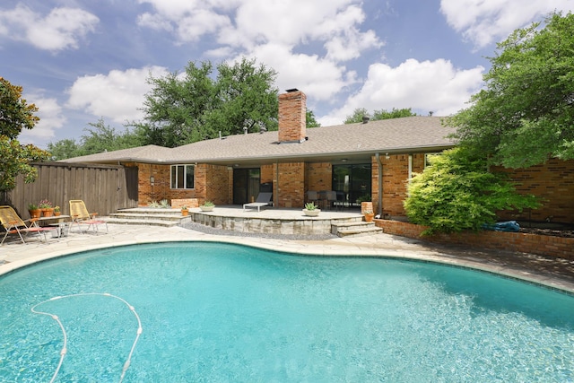 4232 Meadowdale Ln, Dallas, TX 75229 - view of pool featuring a patio area