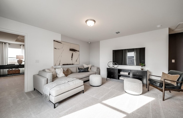 7518 Fenton Pkwy, Pilot Point, TX 76258 - living room with light colored carpet