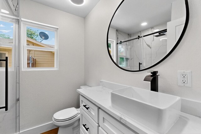 1822 Robinson St, Irving, TX 75060 - bathroom with a marble finish shower and vanity