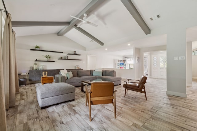 6010 Preston Creek Dr, Dallas, TX 75240 - living area with light wood-type flooring, ceiling fan, and recessed lighting