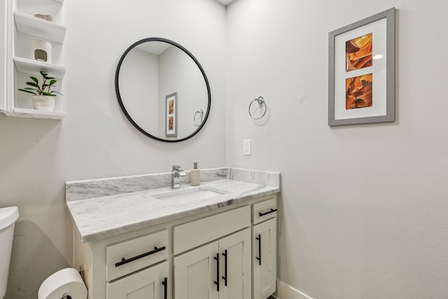 6010 Preston Creek Dr, Dallas, TX 75240 - bathroom featuring vanity and toilet