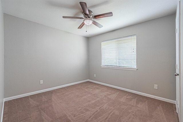 1900 Sumac Dr, Flower Mound, TX 75028 - carpeted empty room featuring ceiling fan and baseboards