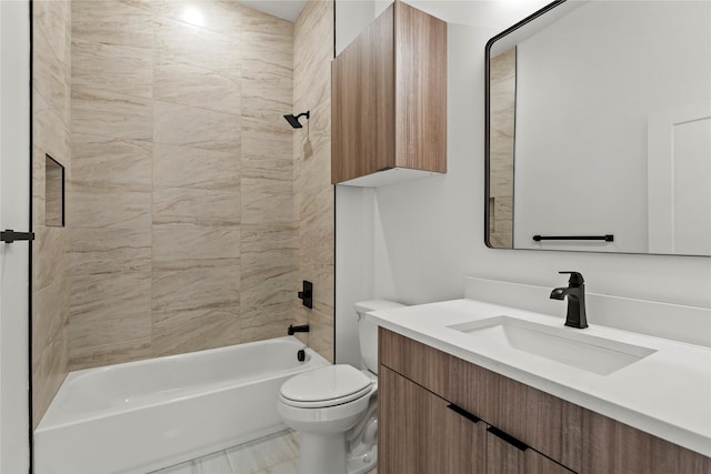404 Cleaves St, Dallas, TX 75203 - bathroom featuring vanity and shower / tub combination