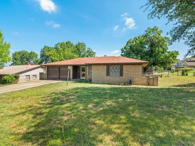 6500 Chapel Ln, Lake Worth, TX 76135 - single story home featuring an attached garage, concrete driveway, and brick siding
