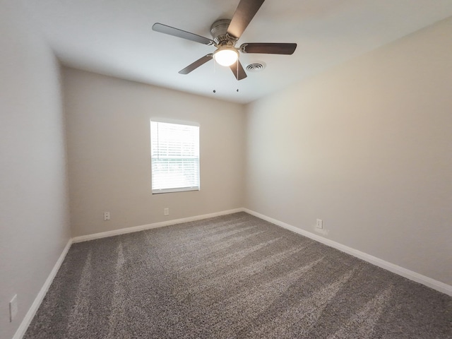 904 Forrestal Dr, Arlington, TX 76010 - carpeted spare room featuring ceiling fan and baseboards
