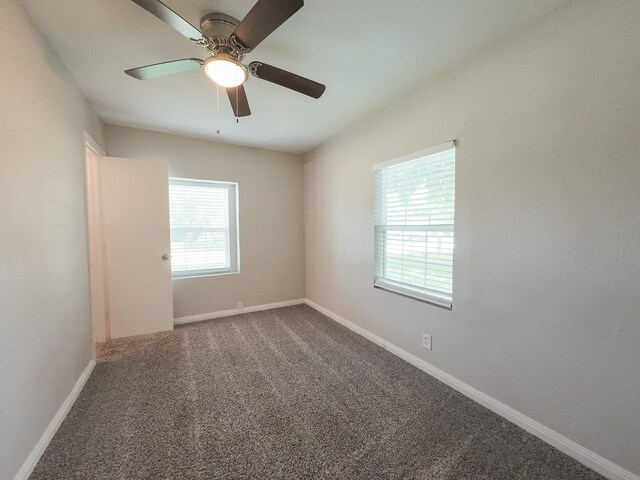 904 Forrestal Dr, Arlington, TX 76010 - spare room featuring carpet floors and ceiling fan