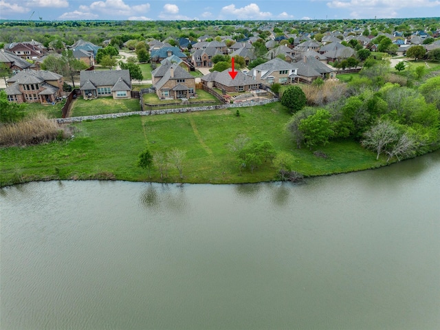 2821 Nighthawk Dr, Mesquite, TX 75181 - aerial perspective of suburban area with a large body of water