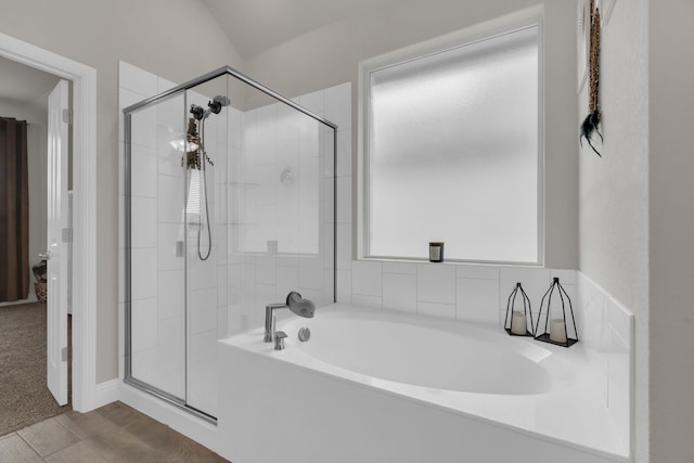 621 Mesquite Grove Rd, Midlothian, TX 76065 - full bath with a stall shower and a bath