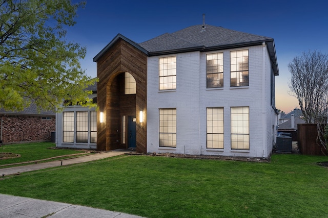 4017 Black Oak Dr, Carrollton, TX 75007 - view of front of property with brick siding and roof with shingles