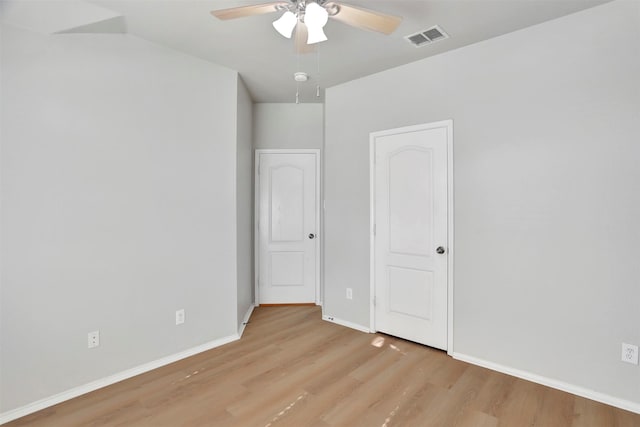 1629 Lakeside Dr, Allen, TX 75002 - unfurnished bedroom featuring wood finished floors and a ceiling fan