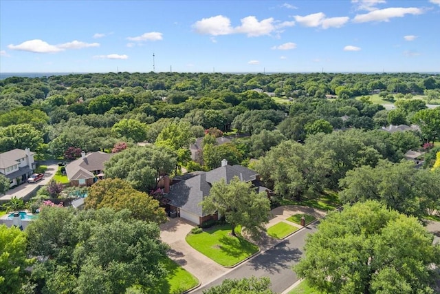 10003 Willow Bend Dr, Woodway, TX 76712 - aerial view of a forest