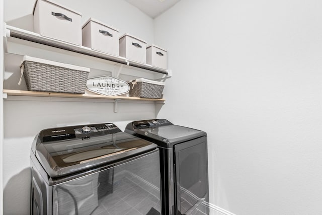 313 Savannah Ln, Oak Point, TX 75068 - laundry room featuring washer and dryer