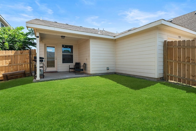 9028 Wild Rose Ln, Cross Roads, TX 76227 - back of property featuring a patio and roof with shingles