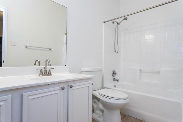 738 Opal Ln, Mesquite, TX 75149 - full bath featuring vanity, shower / bathtub combination, and tile patterned floors