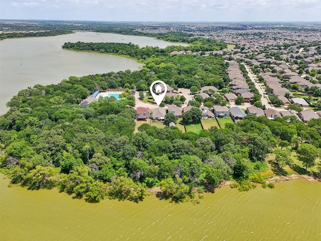 504 Lake Point Dr, Little Elm, TX 75068 - aerial view of a large body of water