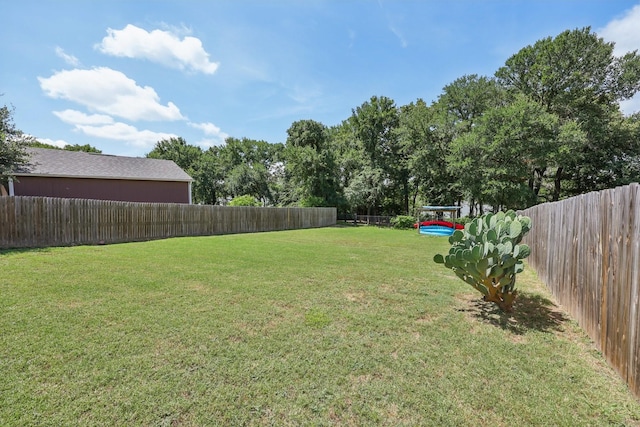 504 Lake Point Dr, Little Elm, TX 75068 - view of fenced backyard