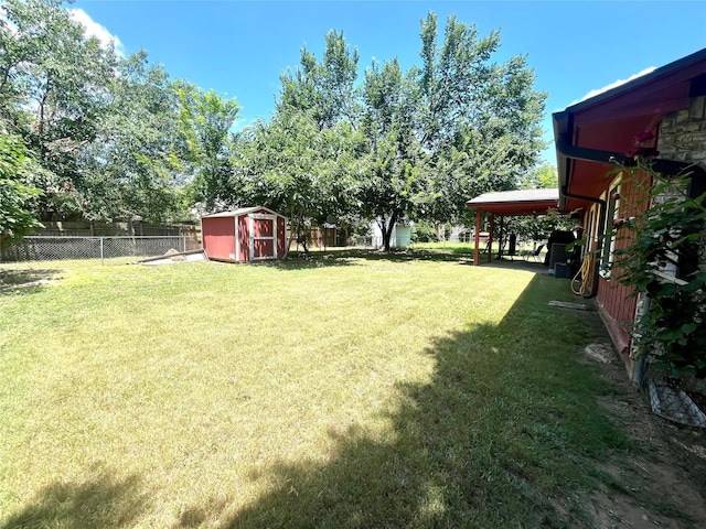 309 Bellaire Dr, Denton, TX 76209 - fenced backyard with a shed