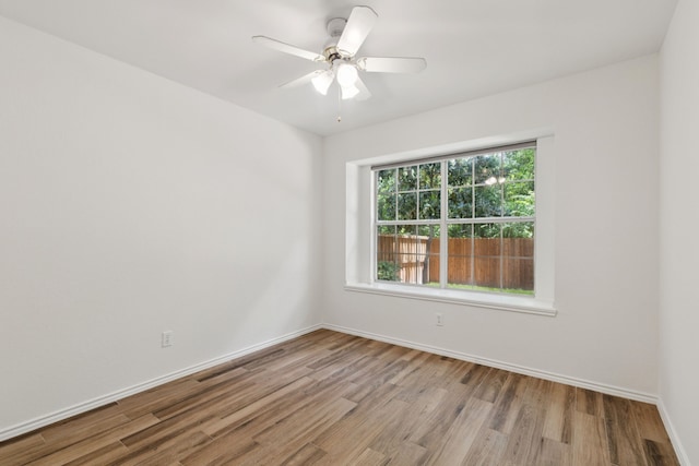 2521 Misty Glen Dr, Flower Mound, TX 75028 - unfurnished room with wood finished floors and a ceiling fan