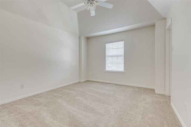 4513 Southpointe Dr, Richardson, TX 75082 - unfurnished room with light carpet, high vaulted ceiling, and ceiling fan