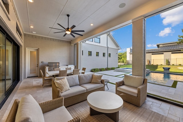 1454 Sunset Point Dr, Flower Mound, TX 75022 - view of sunroom