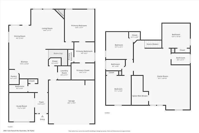 3901 Tule Ranch Rd, Fort Worth, TX 76262 - view of room layout